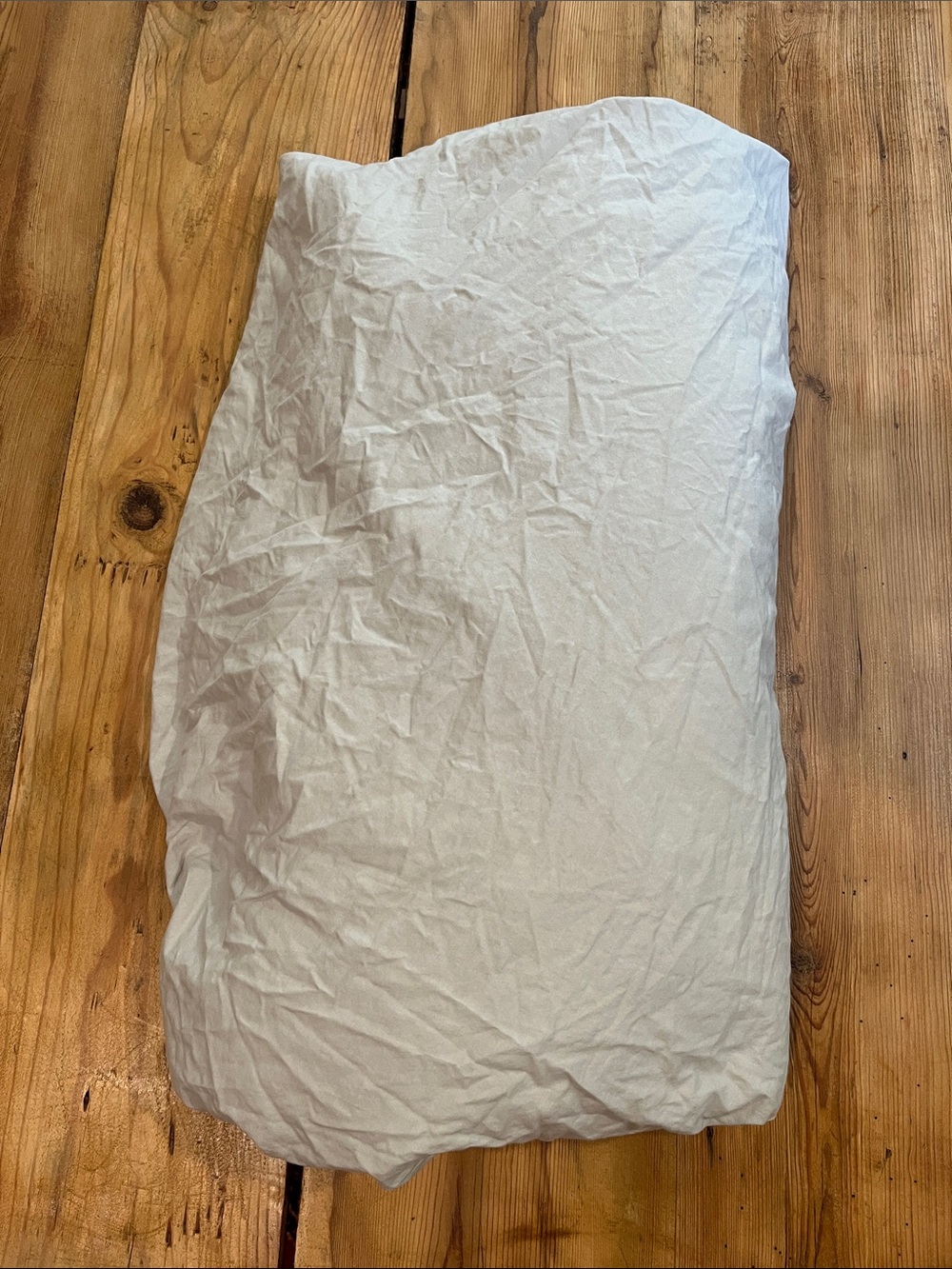 POTTERY BARN *California King* Light Gray Organic Cotton Fitted Sheet Percale